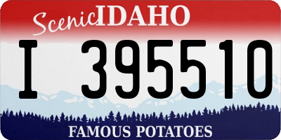 ID license plate I395510