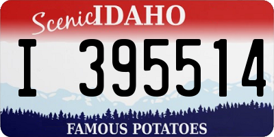 ID license plate I395514