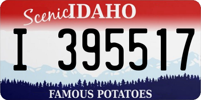 ID license plate I395517
