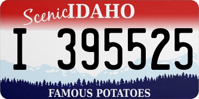ID license plate I395525