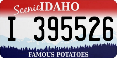 ID license plate I395526
