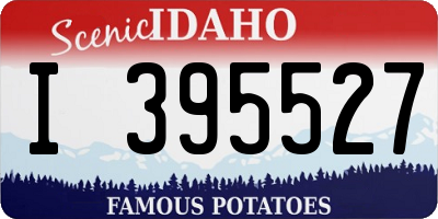 ID license plate I395527