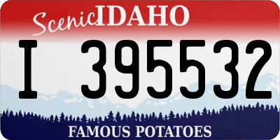 ID license plate I395532