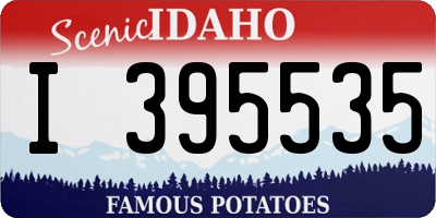 ID license plate I395535