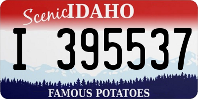 ID license plate I395537