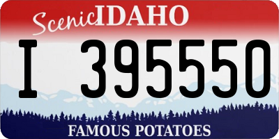 ID license plate I395550