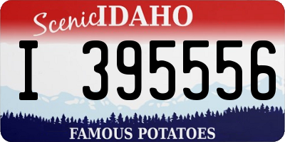 ID license plate I395556