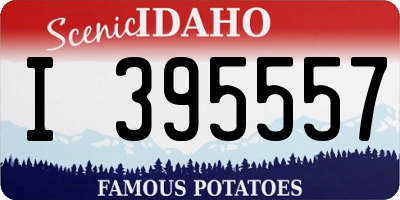 ID license plate I395557