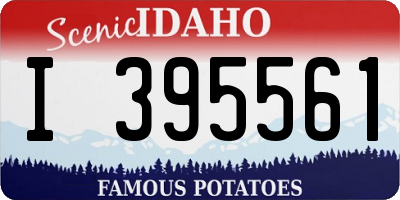 ID license plate I395561