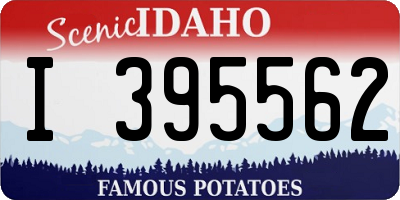 ID license plate I395562