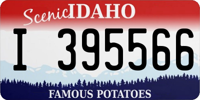 ID license plate I395566