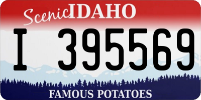 ID license plate I395569