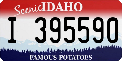 ID license plate I395590