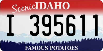 ID license plate I395611
