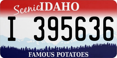 ID license plate I395636