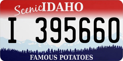 ID license plate I395660