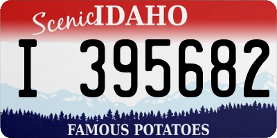 ID license plate I395682