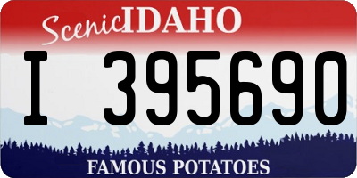 ID license plate I395690