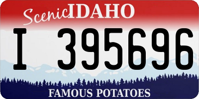 ID license plate I395696