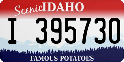 ID license plate I395730