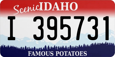 ID license plate I395731