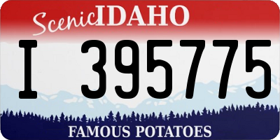 ID license plate I395775