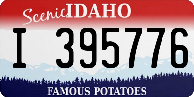 ID license plate I395776