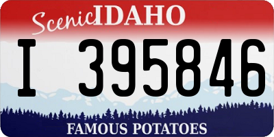 ID license plate I395846