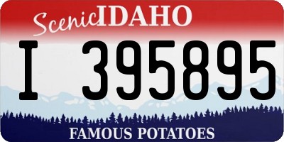 ID license plate I395895
