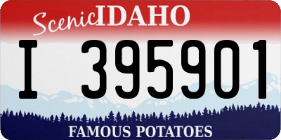 ID license plate I395901