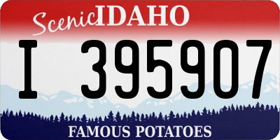 ID license plate I395907