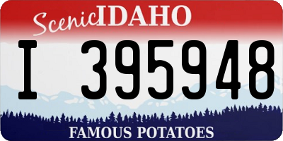 ID license plate I395948