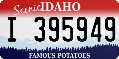ID license plate I395949