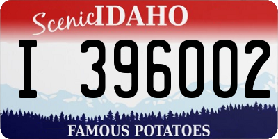 ID license plate I396002