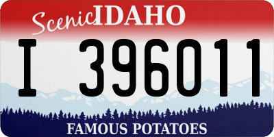 ID license plate I396011