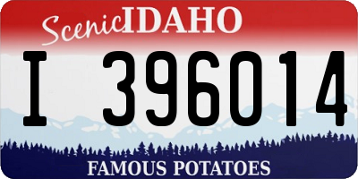 ID license plate I396014