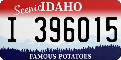 ID license plate I396015