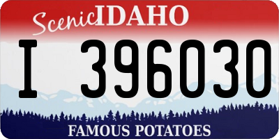 ID license plate I396030