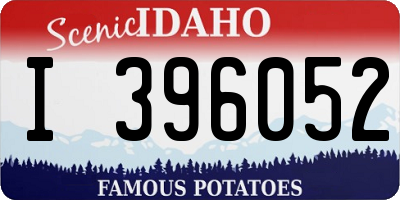 ID license plate I396052