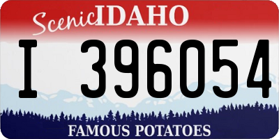 ID license plate I396054