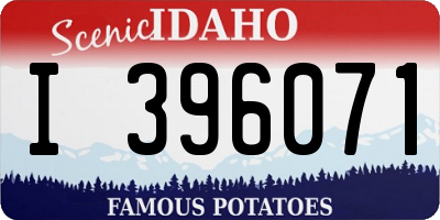 ID license plate I396071