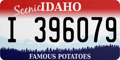 ID license plate I396079