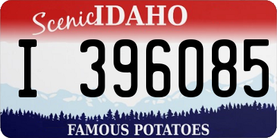 ID license plate I396085