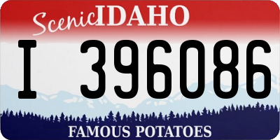 ID license plate I396086