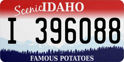 ID license plate I396088