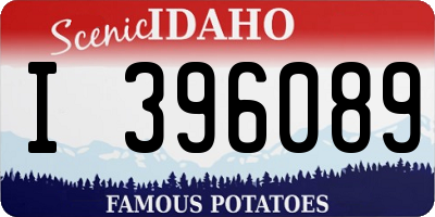 ID license plate I396089