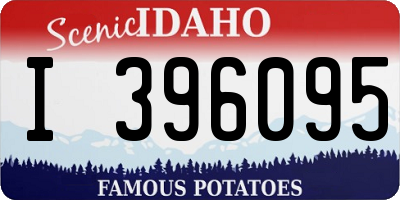 ID license plate I396095