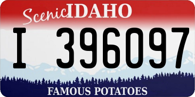 ID license plate I396097