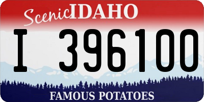ID license plate I396100