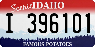 ID license plate I396101